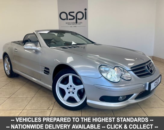 A null MERCEDES-BENZ SL 500 SL500 AUTOMATIC HEATED F/SEATS, WOOD TRIM,