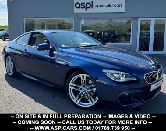 A null BMW 6 SERIES 3.0 640d M Sport Coupe 2dr Diesel Auto Euro 6 (s/s) (313 ps) SOFT CLOSE DRS