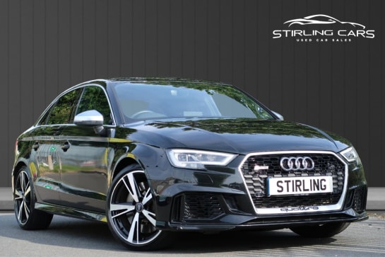 A null AUDI RS3 SALOON 2.5 RS 3 QUATTRO 4d 395 BHP FINANCE+WARRANTY+SERVICE