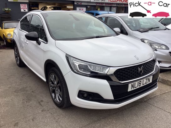 A 2018 DS 4 1.6L DSCrossback Blue HDi S/S Hatchback 5dr Diesel Manual Euro 6 (120 bhp)