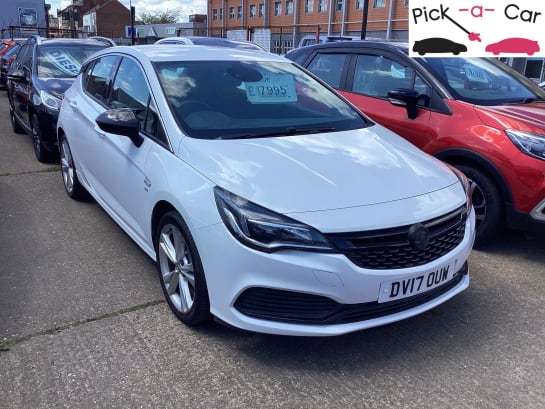 A 2017 VAUXHALL ASTRA 1.4L SRI VX-Line Hatchback 5dr Petrol Manual Euro 6 (148 bhp)