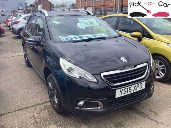 A 2015 PEUGEOT 2008 1.4L Active HDi SUV 5dr Diesel Manual Euro 6 (68 bhp)