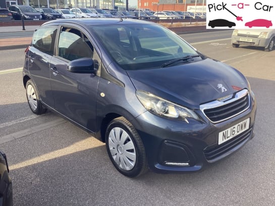 A 2016 PEUGEOT 108 1.0L Active Hatchback 5dr Petrol Manual Euro 6 (68 bhp)