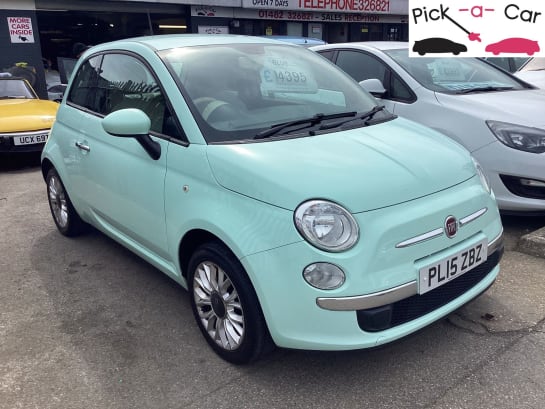 A 2015 FIAT 500 1.2L Popular Star Hatchback 3dr Petrol Manual Euro 6 (69 bhp)