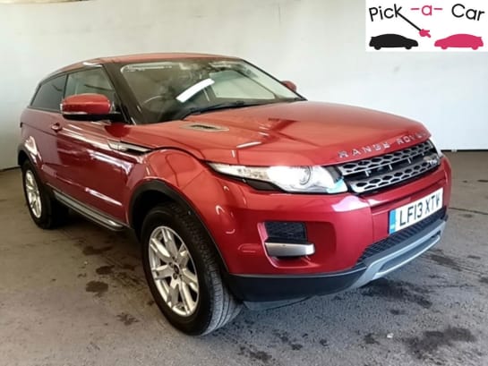 A 2013 LAND ROVER RANGE ROVER EVOQUE 2.2L Pure SD4 Auto SUV 3dr Diesel Automatic Euro 5 (190 bhp)
