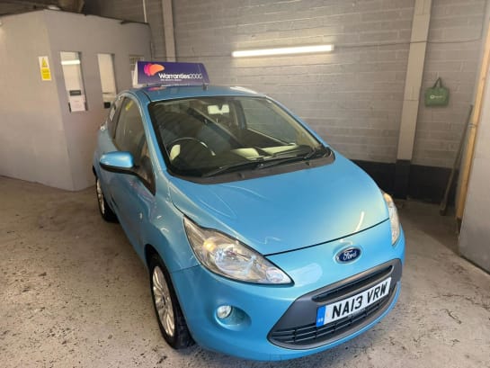 A 2013 FORD KA 1.2 Zetec Hatchback 3dr Petrol Manual Euro 5 (s/s) (69 ps)