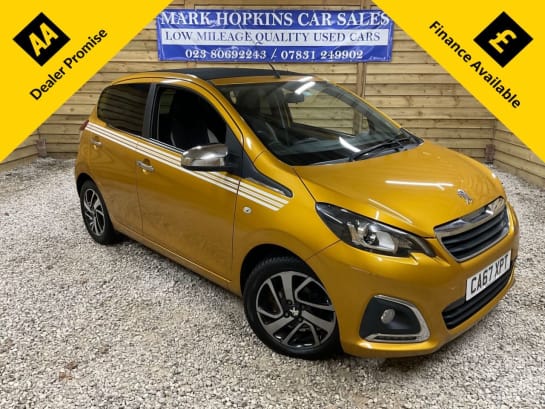 A 2018 PEUGEOT 108 1.2 PureTech Collection Top! 5dr Petrol Manual Euro 6 (82 ps) DEMO+ONE OWNE