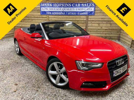 A null AUDI A5 CABRIOLET 3.0 TDI V6 S line Convertible 2dr Diesel S Tronic quattro Euro 5 (s/s) (245