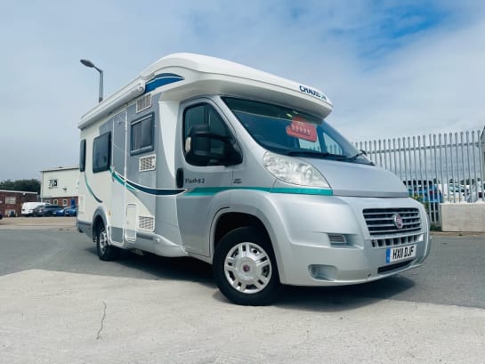 A null FIAT CHAUSSON FLASH S 2 2 BERTH MOTORHOME CAMPERVAN NOT SWIFT ELDDIS HYMER AUTOTRAIL AUTO