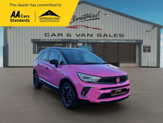 A null VAUXHALL CROSSLAND 1.5 Turbo D Ultimate SUV HOT PINK Rare Car Only 7K Miles Low Insurance, Big