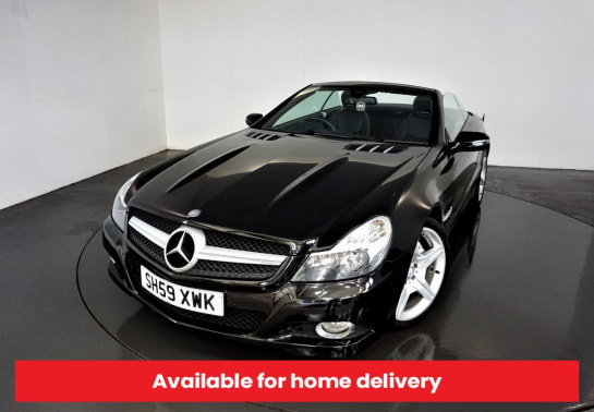 A null MERCEDES-BENZ SL 3.0 SL300 2d AUTO-LOW MILEAGE EXAMPLE-PARKTRONIC SYSTEM-BLACK LEATHER-AIR S