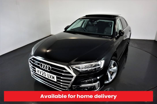 A null AUDI A8 3.0 L TFSI E QUATTRO 4d-LOW MILEAGE EXAMPLE-SOFT CLOSE DOORS-BANG AND OLUFS