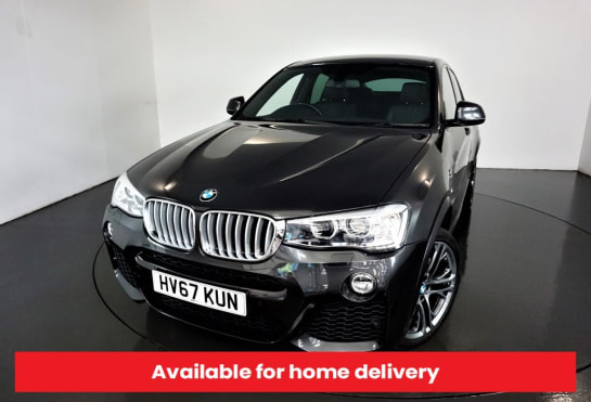 A null BMW X4 3.0 XDRIVE30D M SPORT 4d 255 BHP-2 OWNERS FROM NEW-LOW MILEAGE-HEATED BLACK