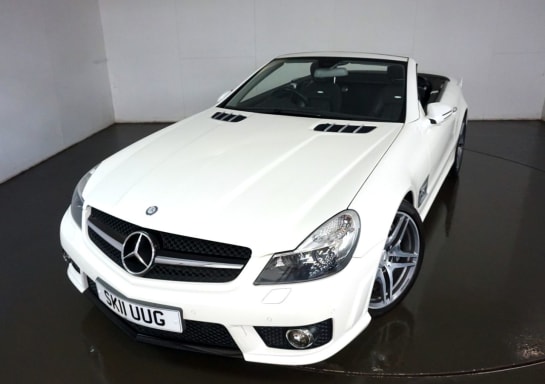 A null MERCEDES-BENZ SL 6.2 SL63 AMG 2d 525 BHP-SUPERB LOW MILEAGE EXAMPLE-FINISHED IN DIAMOND WHIT