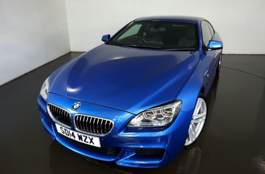 A null BMW 6 SERIES 3.0 640D M SPORT 2d-FINISHED IN ESTORIL BLUE WITH BLACK DAKOTA LEATHER-20"