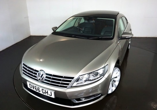 A null VOLKSWAGEN CC 1.8 TSI DSG 4d AUTO-2 OWNER CAR-SUNROOF-HEATED BLACK LEATHER-SATNAV-REVERSE