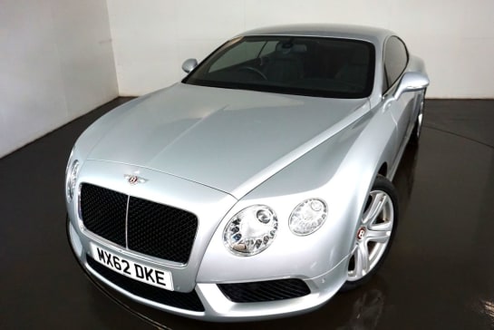 A null BENTLEY CONTINENTAL 4.0 GT V8 2d AUTO 500 BHP-1 OWNER FROM NEW PLUS DEMO-FINISHED IN MOONBEAM S