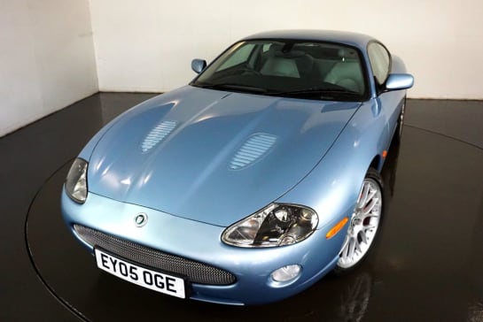 A null JAGUAR XKR 4.2 S XKR COUPE 2d 400 BHP-1 Owner from new-Finished in Frost Blue metallic