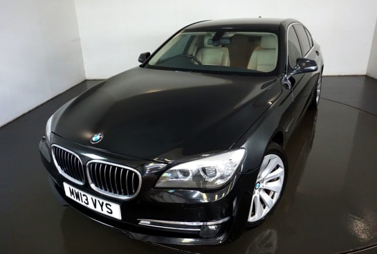 A null BMW 7 SERIES 3.0 730D SE 4d-FINISHED IN BLACK SAPPHIRE WITH IVORY WHITE DAKOTA LEATHER-R