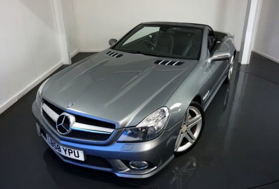 A null MERCEDES-BENZ SL 3.5 SL350 Convertible 2dr Petrol 7G-Tronic-SUPERB EXAMPLE FINISHED IN PALLA