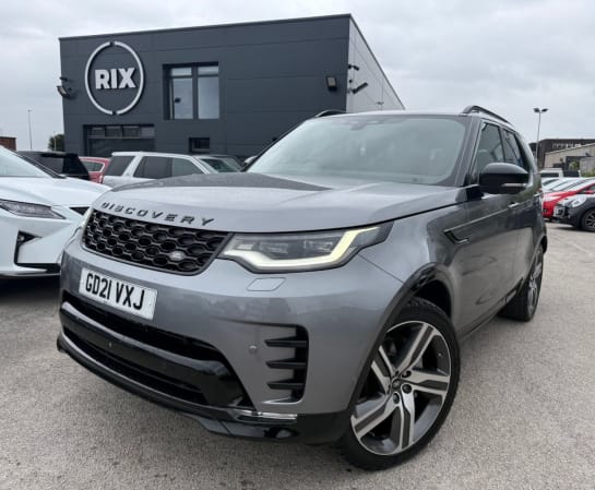 A null LAND ROVER DISCOVERY 5 3.0 D300 MHEV R-Dynamic HSE SUV-2 OWNER CAR FINISHED IN EIGER GREY WITH BLA