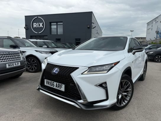 A null LEXUS RX 3.5 450h V6 F Sport SUV 5dr Petrol Hybrid CVT 4WD-2 FORMER KEEPERS FINISHED