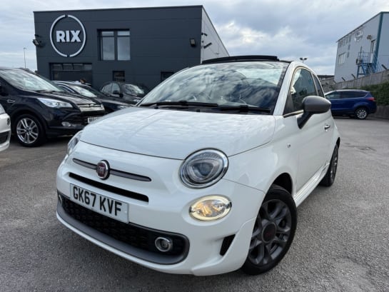 A 2017 FIAT 500C 1.2 S Convertible 2dr Petrol Manual Euro 6-2 OWNER CAR-HALF LEATHER UPHOLST
