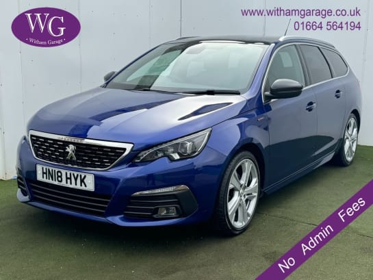 A null PEUGEOT 308 SW 1.5 BlueHDi GT Line Estate 5dr Diesel Manual Euro 6 (s/s) (130 ps)