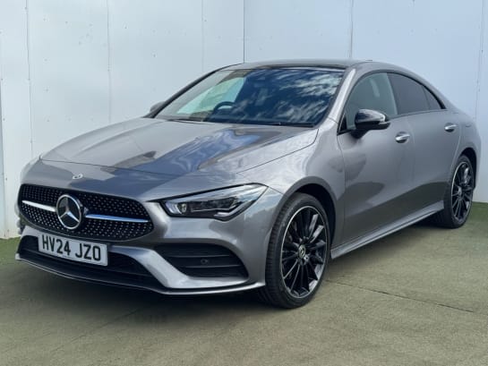 A null MERCEDES-BENZ CLA 1.3 CLA250e 15.6kWh AMG Line Night Edition (Premium Plus) Coupe 4dr Petrol