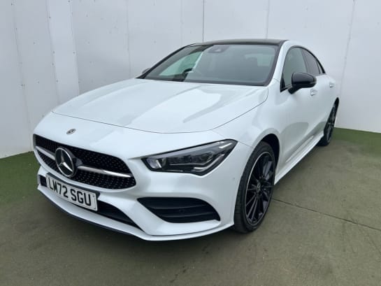 A null MERCEDES-BENZ CLA 1.3 CLA250e 15.6kWh AMG Line Night Edition (Premium Plus) Coupe 4dr Petrol