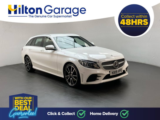A 2019 MERCEDES C CLASS C 220 D AMG LINE PREMIUM