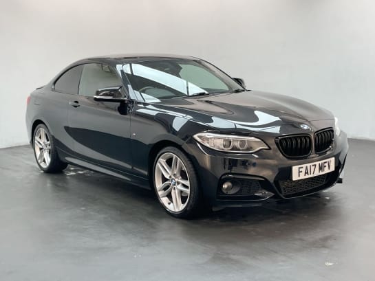 A null BMW 2 SERIES 2.0 218d M Sport Coupe 2dr Diesel Manual Euro 6 (s/s) (150 ps) BLACK SAPPHI