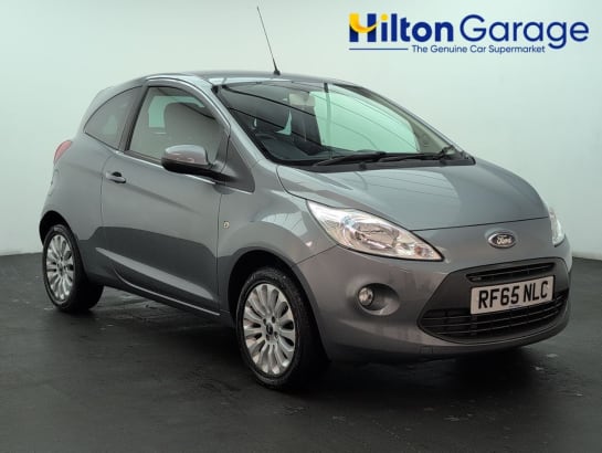 A null FORD KA 1.2 Zetec Hatchback 3dr Petrol Manual Euro 5 (s/s) (69 ps) - Air Con + Blue
