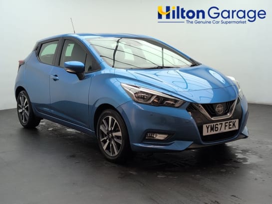 A 2018 NISSAN MICRA 1.0 Acenta Hatchback 5dr Petrol Manual Euro 6 (71 ps) - ALLOY, CRUISE, BLUE