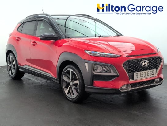 A 2018 HYUNDAI KONA 1.0 T-GDi Blue Drive Premium SE SUV 5dr Petrol Manual Euro 6 (s/s) (120 ps)