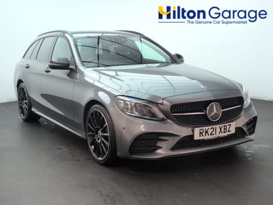 A 2021 MERCEDES-BENZ C CLASS 1.5 C200 MHEV AMG Line Night Edition (Premium) Estate 5dr Petrol Hybrid G-T