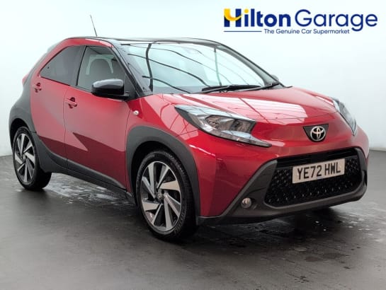 A 2022 TOYOTA AYGO X 1.0 VVT-i Edge Hatchback 5dr Petrol Manual Euro 6 (s/s) (72 ps) - ALLOY, BL