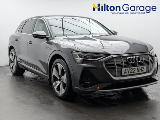 A 2022 AUDI E-TRON 55 S line SUV 5dr Electric Auto quattro 95kWh (11kW Charger) (408 ps) PARKI