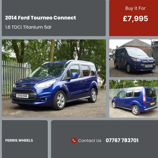 A null FORD TOURNEO CONNECT 1.6 TDCi Titanium 5dr