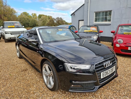 A 2013 AUDI A5 CABRIOLET 2.0 TDI S line Special Edition Convertible 2dr Diesel Manual Euro 5 (s/s) (177 ps)