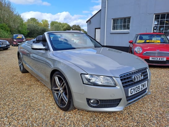 A 2009 AUDI A5 CABRIOLET 2.0 TFSI SE Convertible 2dr Petrol Multitronic Euro 4 (211 ps)