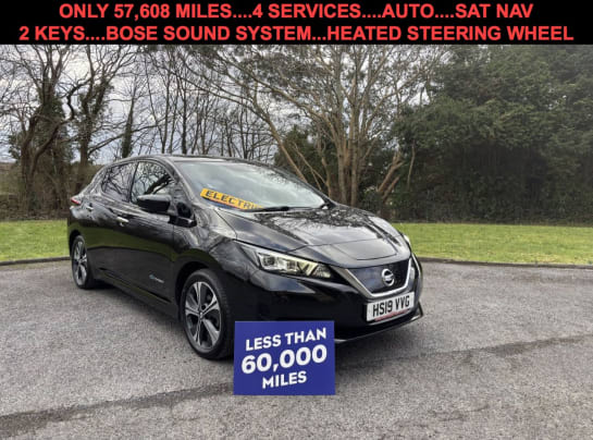 A null NISSAN LEAF 40kWh Tekna Hatchback 5dr Electric Auto (150 ps) SAT NAV...HEATED SEATS