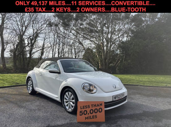 A null VOLKSWAGEN BEETLE 1.6 TDI BlueMotion Tech Design Cabriolet 2dr Diesel Manual Euro 5 (s/s) (10