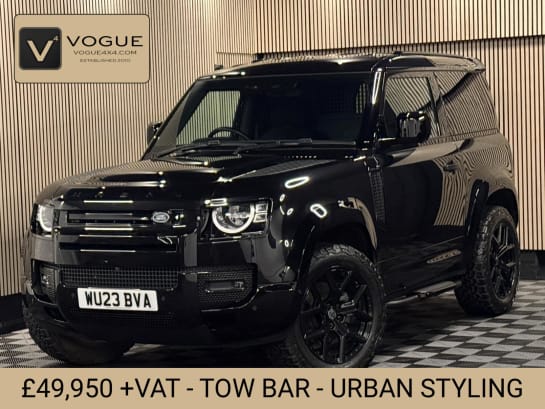 A 2023 LAND ROVER DEFENDER 90 3.0 D200 MHEV Hard Top SUV 3dr Diesel Auto 4WD SWB Euro 6 (s/s) (200 ps)