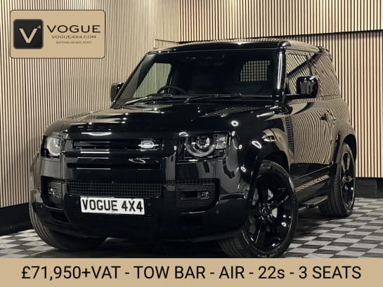 A 2025 LAND ROVER DEFENDER 90 3.0 D350 MHEV X-Dynamic HSE Hard Top SUV 3dr Diesel Auto 4WD SWB Euro 6 (s/s) (350 ps)
