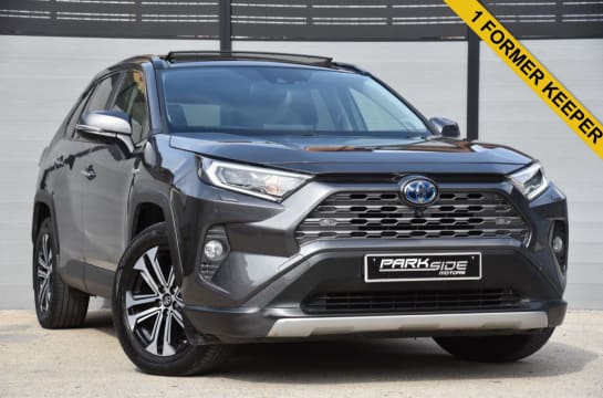 A null TOYOTA RAV4 2.5 VVT-h Excel SUV 5dr Petrol Hybrid CVT 4WD Euro 6 (s/s) (222 ps) LEATHER