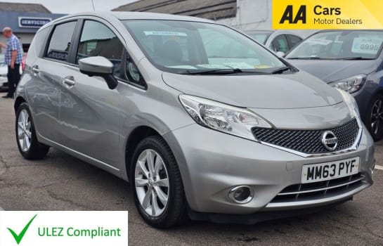 A null NISSAN NOTE AUTOMATIC 1.2 TEKNA DIG-S 5d 98 BHP 360 REAR CAMERA,SAT/NAV,BLUETOOTH