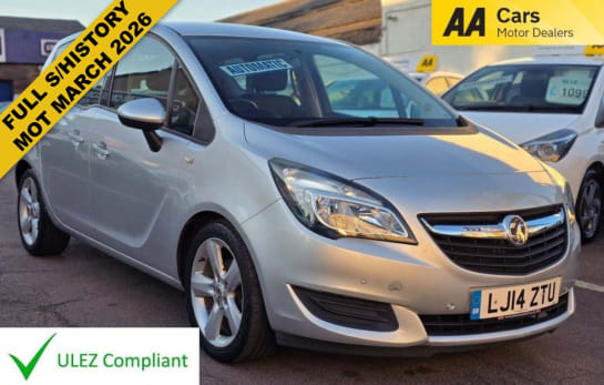A null VAUXHALL MERIVA AUTOMATIC 1.4i Turbo Exclusiv MPV 5dr Petrol Auto Euro 6 (120 ps) FULL SERV