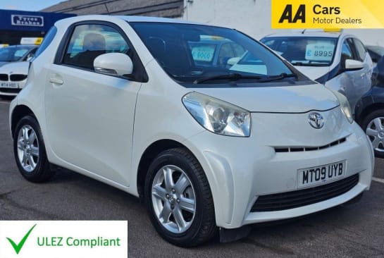 A null TOYOTA IQ 1.0 VVT-i Hatchback 3dr Petrol Manual Euro 4 (68 bhp) £20 A YEAR ROAD TAX
