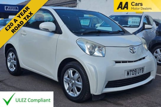 A null TOYOTA IQ 1.0 VVT-i Hatchback 3dr Petrol Manual Euro 4 (68 bhp) £20 A YEAR ROAD TAX